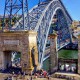 Descripción: Oporto el Puente Luis I, la Torre Eiffel tumbada