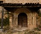 Pequeña iglesia de un pueblo de Soria abandonado